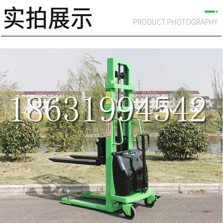 南县电动叉车堆高车液压铲车电瓶1吨2吨站驾步行式小型全自动叉车